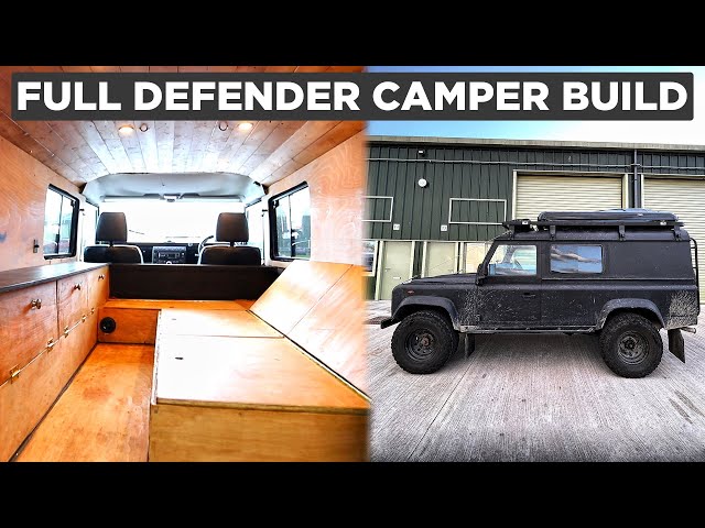 Land Rover Defender 110 - Camper build (START TO FINISH)