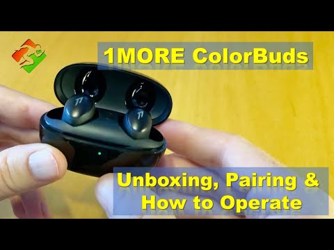 Operating 1MORE ColorBuds Earbuds