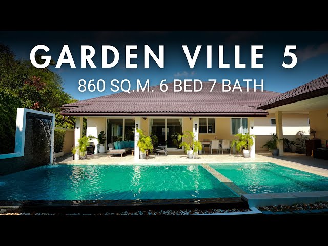 6 BED VILLA WITH SEPARATE GUESTHOUSE! FEW MINUTES DRIVE FROM THE SOON TO BE ICON SIAM OF PATTAYA!!!