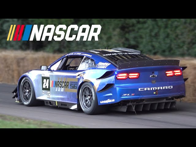 NASCAR Chevy Camaro ZL1 Cup Car 'Garage 56' | MASSIVE Burnouts & BRUTAL V8 Sound!