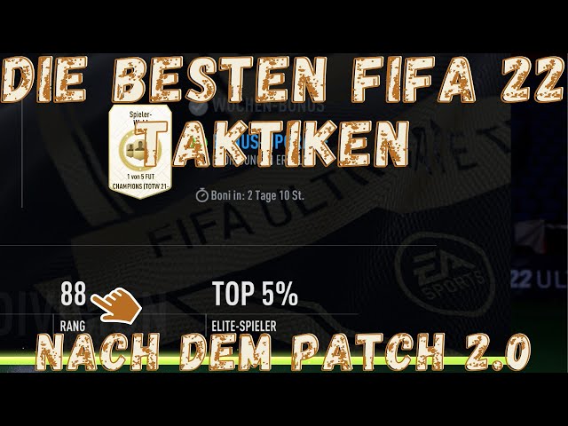 Die besten FIFA 22 Taktiken 2.0 / Meine TOP 100 Taktik! FIFA 22 Ultimate Team