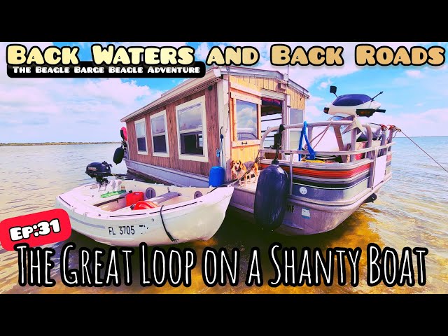 Ep:31 The Great Loop on a Shanty Boat | "A Glassy Day on Mobile Bay" | Time out of Mind