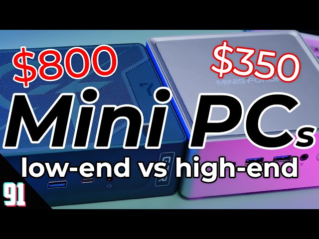 Cheap vs High-End Mini PC - Comparison & Review | Beelink GTR7 & Minisforum NAB5
