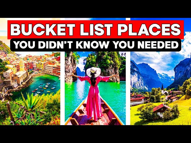 9 Bucket List Travel Destinations That Will MAKE YOU BOOK! (2024)