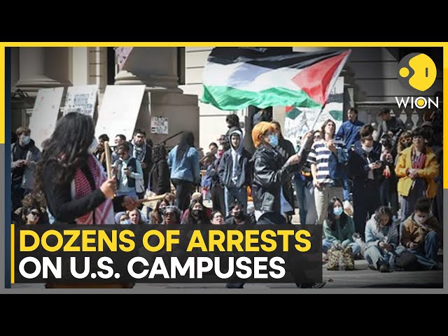 Dozens arrested as US campus protests over Gaza spread | Latest English News | WION