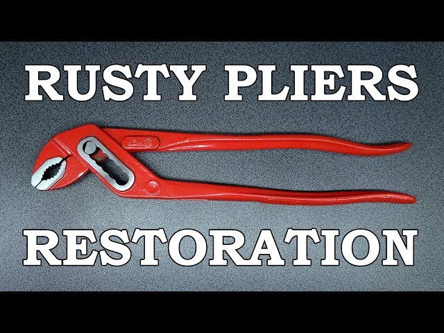 Rusty pliers restoration