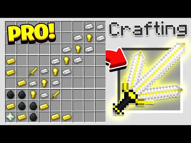 HOW TO CRAFT A $10,000 GOD SWORD! *OVERPOWERED* (Minecraft 1.13 Crafting Recipe)