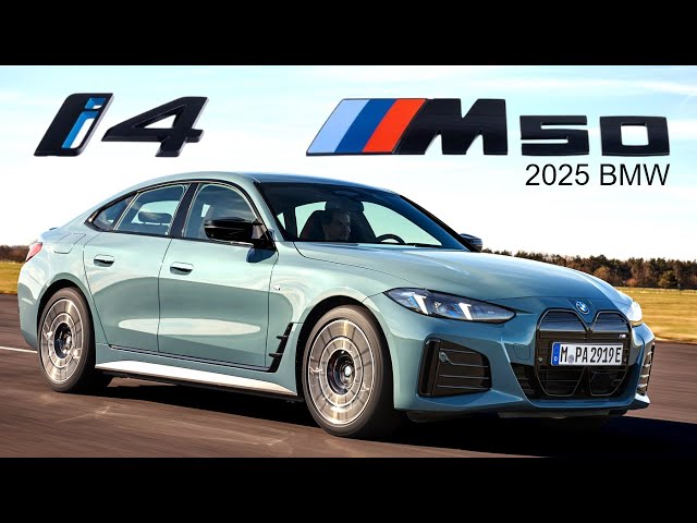 2025 BMW i4 M50 xDrive Revealed With New Facelift