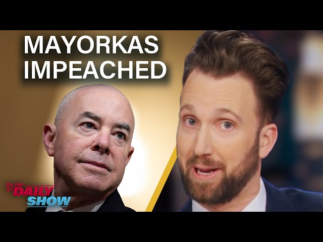 House Impeaches Secretary Mayorkas & Suozzi Wins Santos’s Seat | The Daily Show