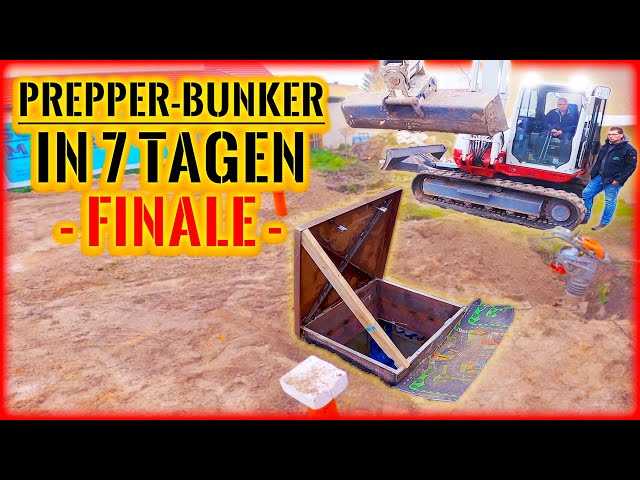 Das FINALE! - PREPPER BUNKER in 7 TAGEN BAUEN | Home Build Solution