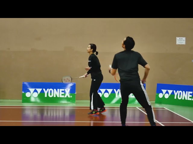 Badminton Defensive Drill for Doubles Players featuring Coach Kowi Chandra
