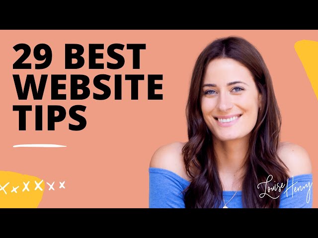 My 29 Best Website Tips for Beginners