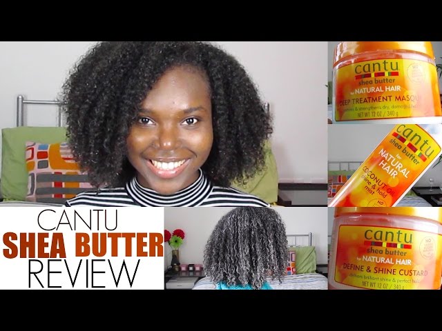 CANTU Shea Butter Products | REVIEW and Demo (Natural Hair)