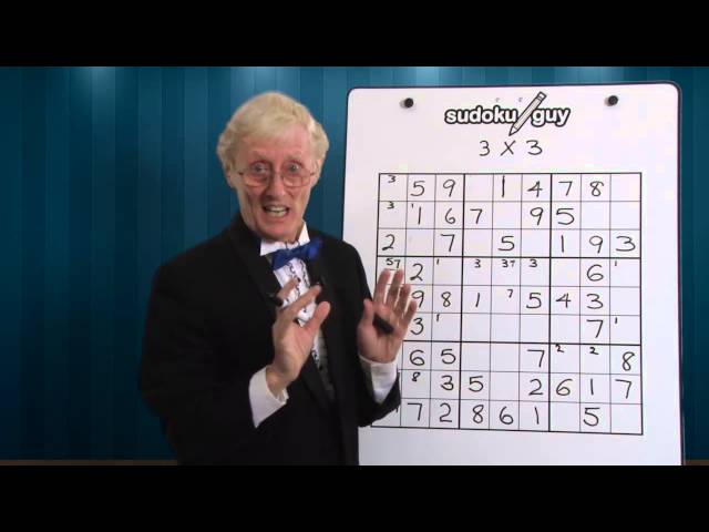 Sudoku. Lesson 18  The amazing 3X3.