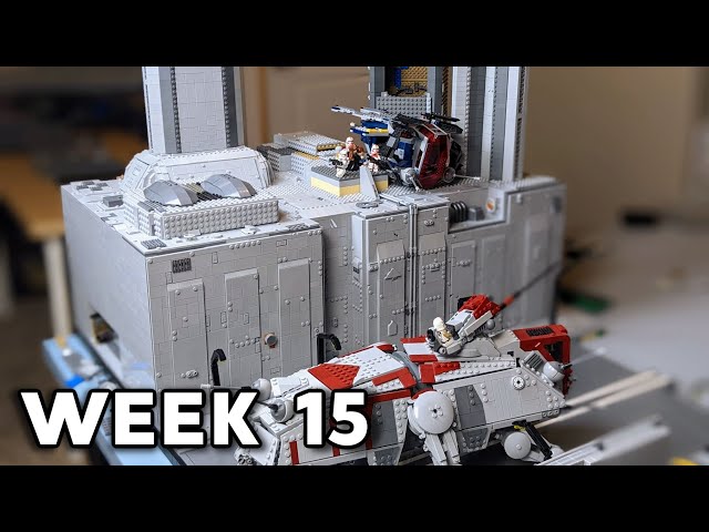 Building Coruscant In LEGO Week 15: Starting The Last Skyscraper And Planning The Next Section!