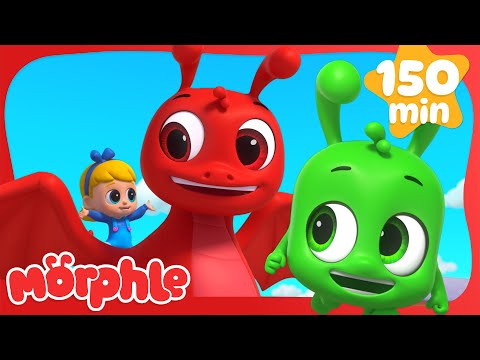 My Magic Pet Morphle Compilations - Dinosaurs, Animals and Trucks | Cartoons for Kids | Mila and Morphle