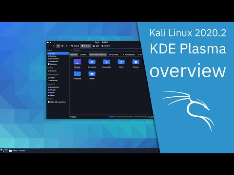 Kali Linux 2020.2 KDE Plasma overview | By Offensive Security