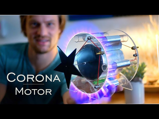 Building A Wirelessly Powered Corona Motor (DIY)