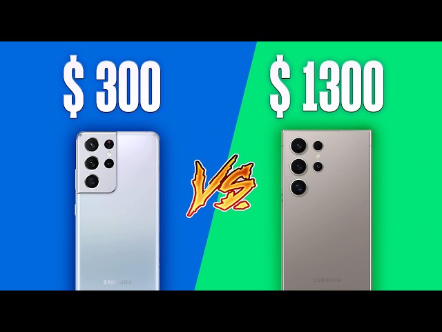 $1,300 Galaxy S24 Ultra vs $300 S21 Ultra - Shockingly Close