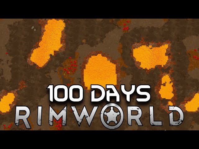 I Spent 100 Days in a Volcanic Apocalypse in Rimworld... Here's What Happened