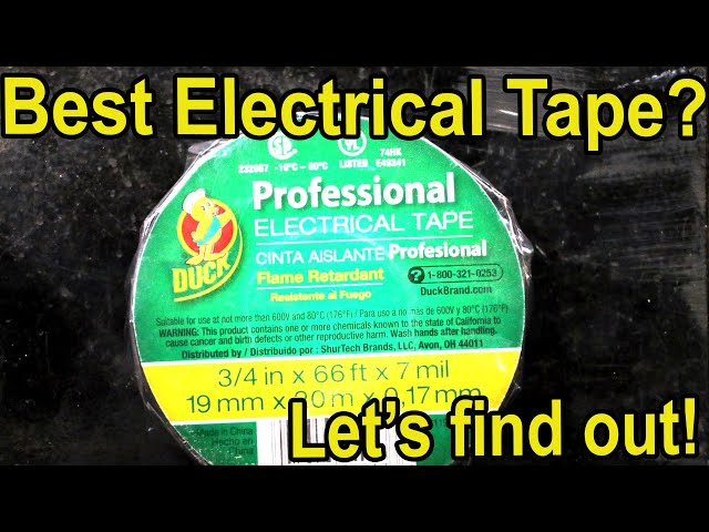 Which Electrical Tape Brand is Best?  Lets find out! Scotch Super 88, Duck, StikTek, Super 33