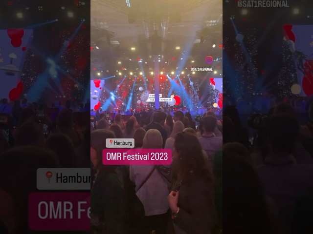 OMR Festival 2023 in Hamburg gestartet #onlinemarketing #omr #hamburg