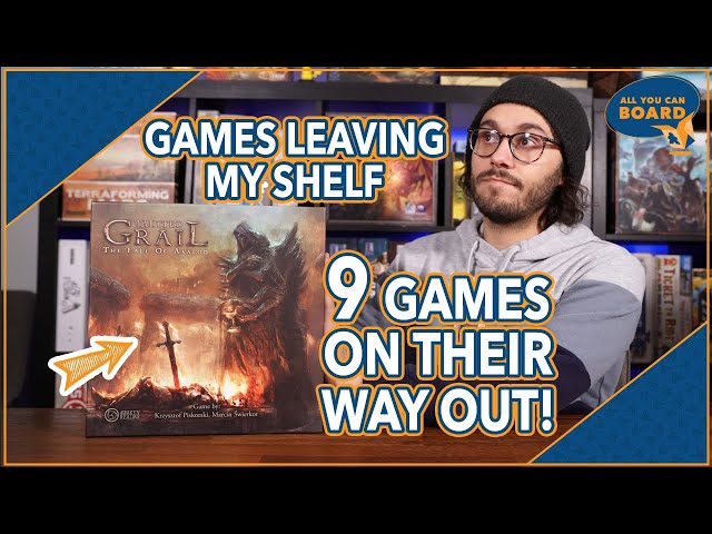 9 Games Leaving My Shelf | January 2022 | Tainted Grail, Mountains of Madness (& MORE)