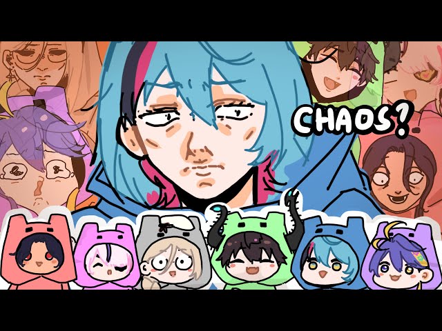 Chaos? I call it ILUNA Pico Park collab || Animation