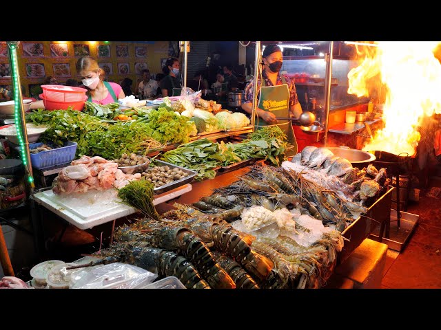 Amazing Performance ! Thai Street Foods, Seafood, Fruits | Thai Street food
