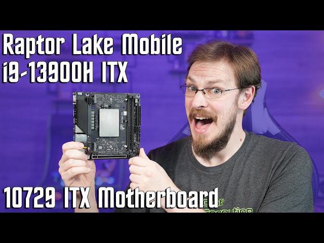 Raptor Lake Mobile on an ITX Motherboard - 10729 13900H ES Review