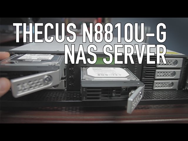 Thecus N8810U-G NAS Server (10 Gigabit, Rackmount) Review & Software Demo