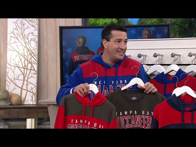 NFL Team Color Block Pullover Hoodie & T-Shirt on QVC