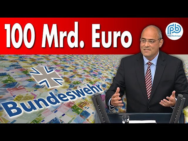 Boehringer: "Grundgesetz-Änderung für Bundeswehr-Investitionen?" | Bundestag 27.4.2022