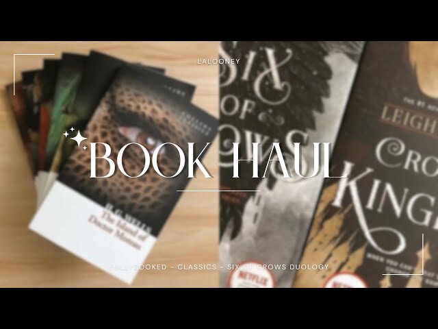 book haul: collins classics + six of crows duology 📚