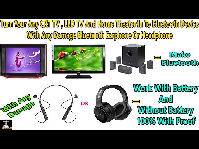 How To Make Your TV In To Bluetooth | Convert Non Bluetooth Home Theater In To Bluetooth | DIY ideas