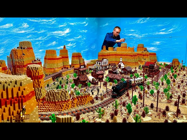 Das große Finale: LEGO Western Welt fertig!