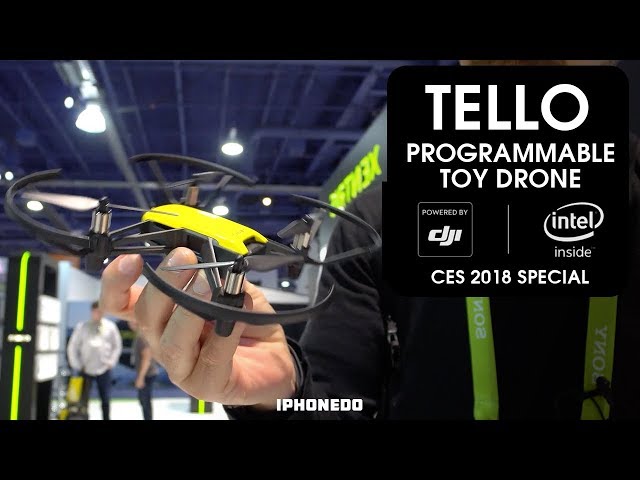Programmable Toy Drone: Tello — Powered by DJI and INTEL [CES 2018 Special]