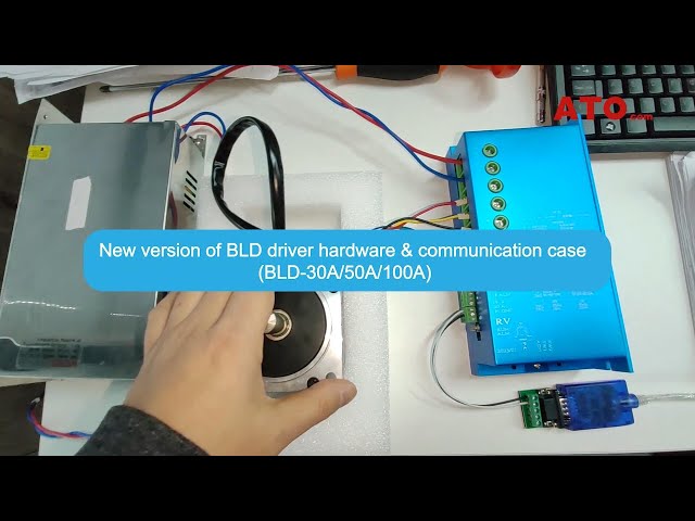 Modbus RS-485 Serial Communication with Upgraded BLDC Motor Driver