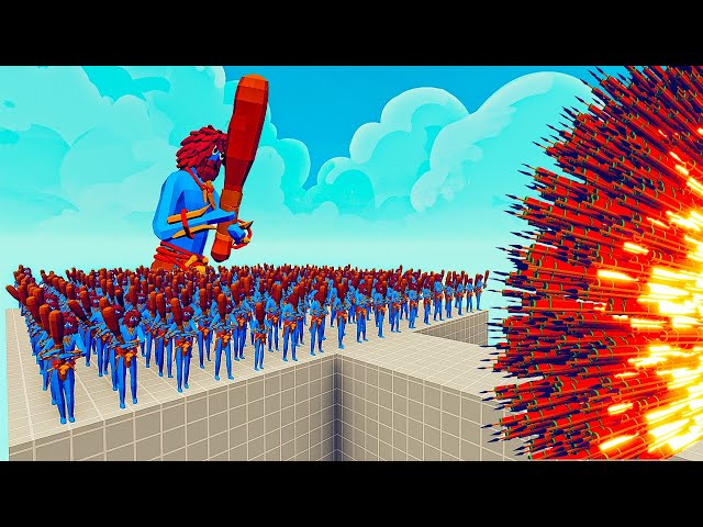 200x Clubbers vs Every Gods - Totally Accurate Battle Simulator.
