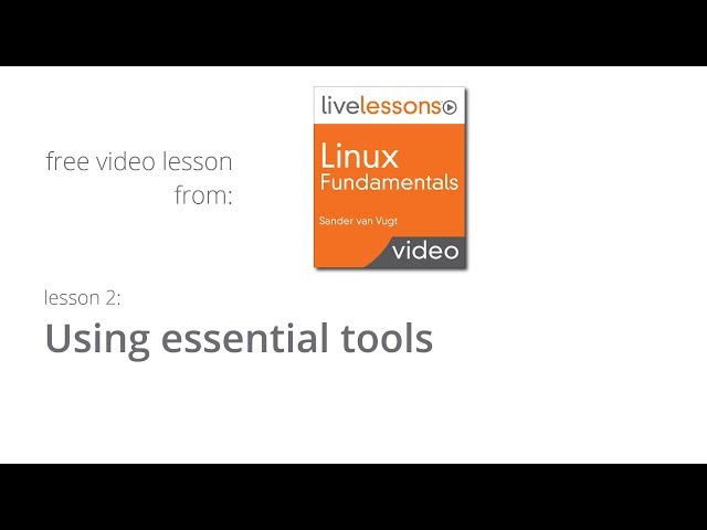 Using essential tools in Linux - Linux for beginners