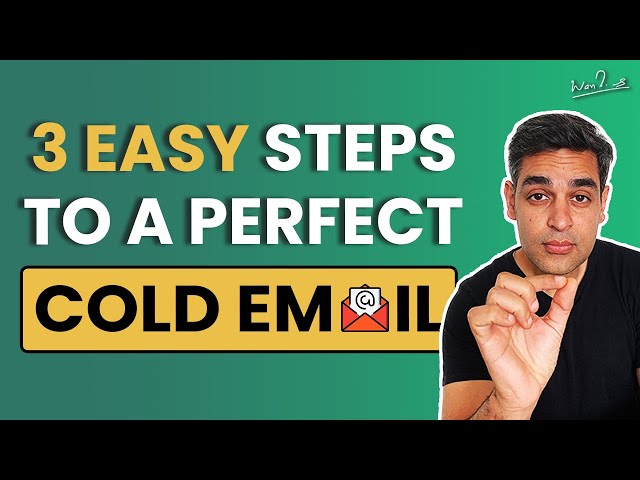 Cold emails: How to write an email | Ankur Warikoo | 3 steps to writing the perfect cold email