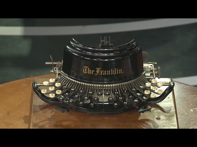 A look into an extensive typewriter collection