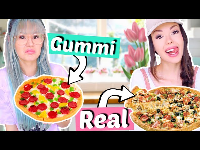 Gummi Food vs. Real Food ⚡️BFF Battle| ViktoriaSarina