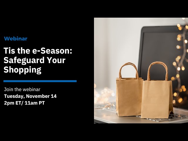 Tis the e-Season: Safeguard Your Shopping