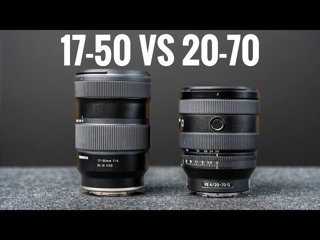 Tamron 17-50 vs Sony 20-70 Lens Comparison Showdown