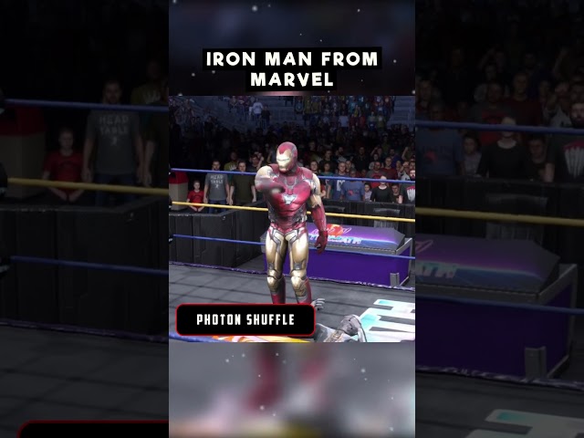 Iron Man from Marvel in WWE 2K22!