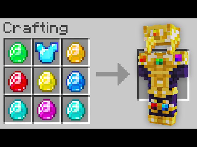 Minecraft, But You Can Craft Infinity Armor...
