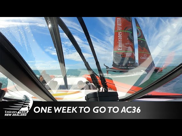 One Week to Go to the 36th America's Cup