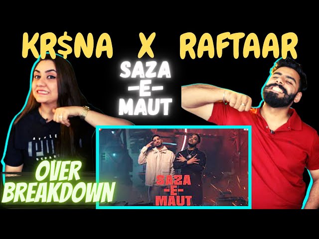 KR$NA Ft. RAFTAAR - Saza-E-Maut | Delhi Couple Reactions