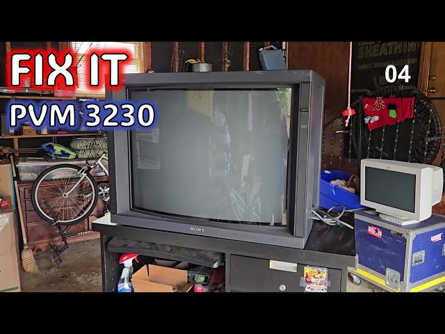 The Biggest CRTs still in use: The Sony PVM 3230